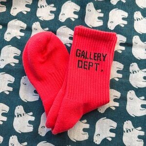 Gallery Dept. Red Middle Socks